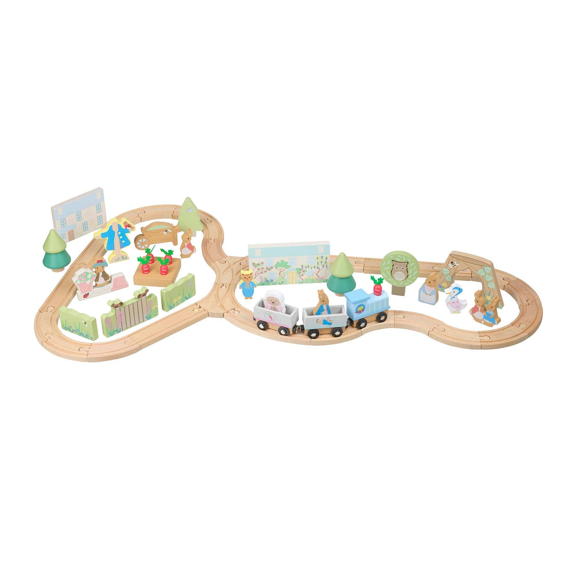 Peter Rabbit™ Wooden Train Track - Rose and Friends