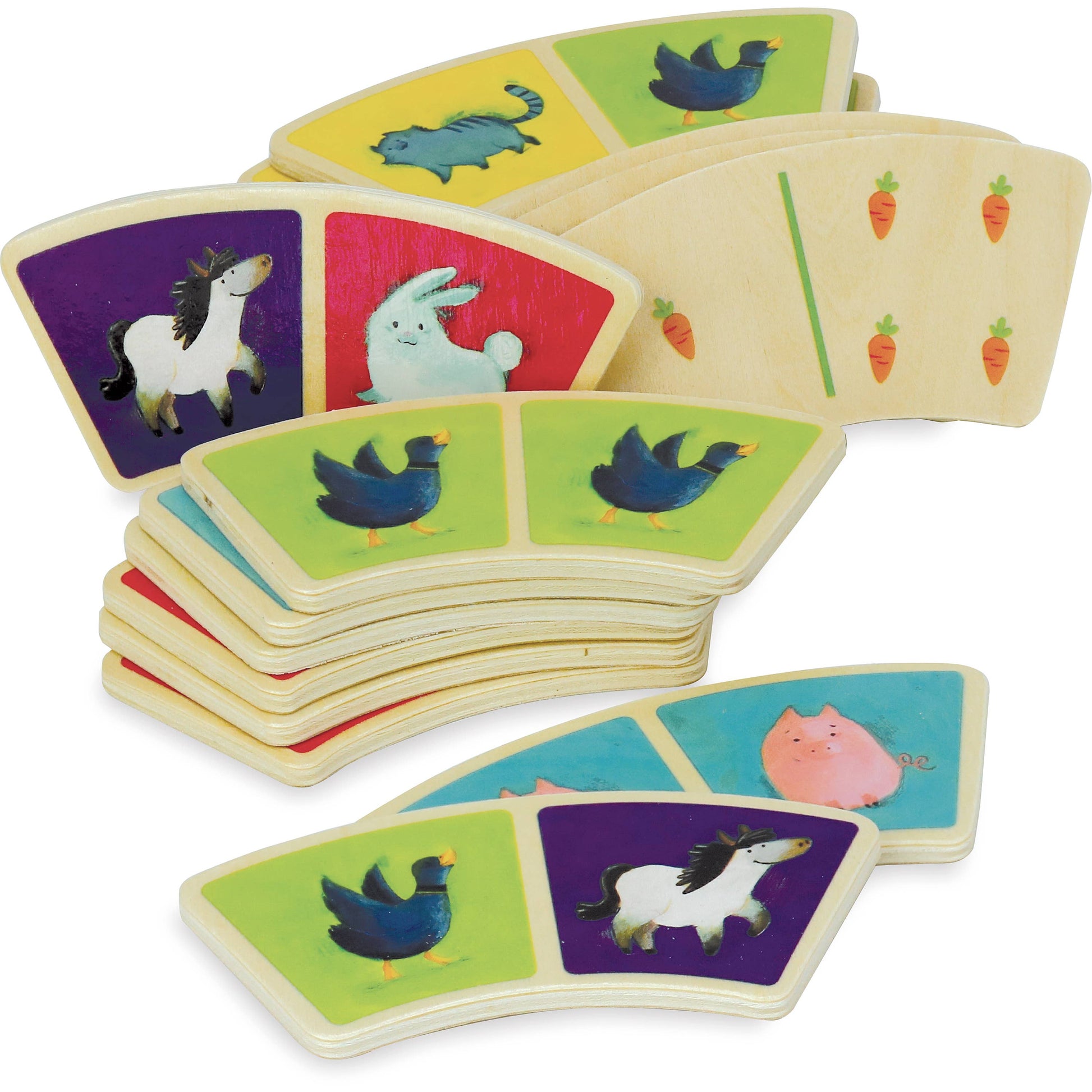 Vilac - Farm Dominoes - Rose and Friends