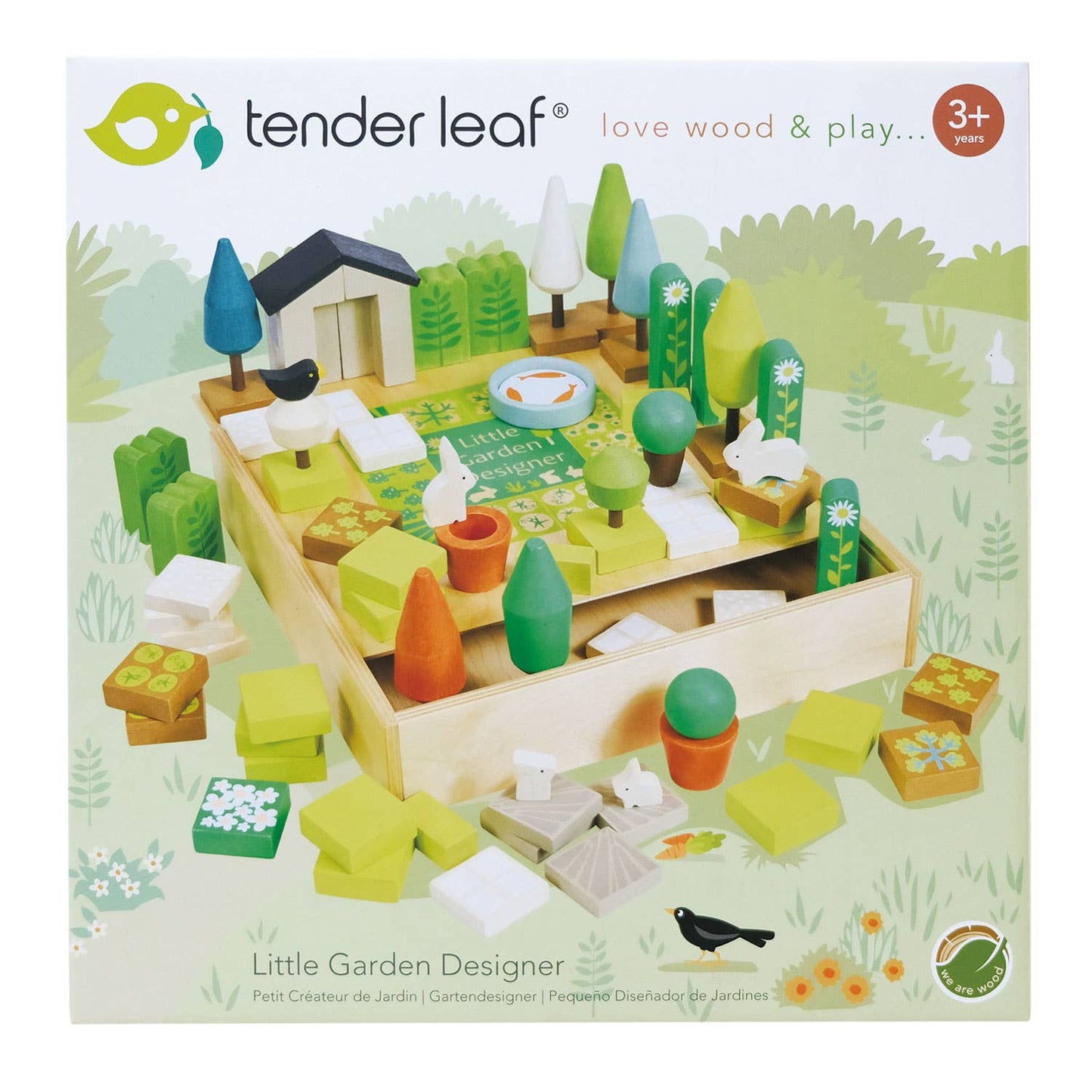 Little Garden Designer - Kids wooden Toy Block Set