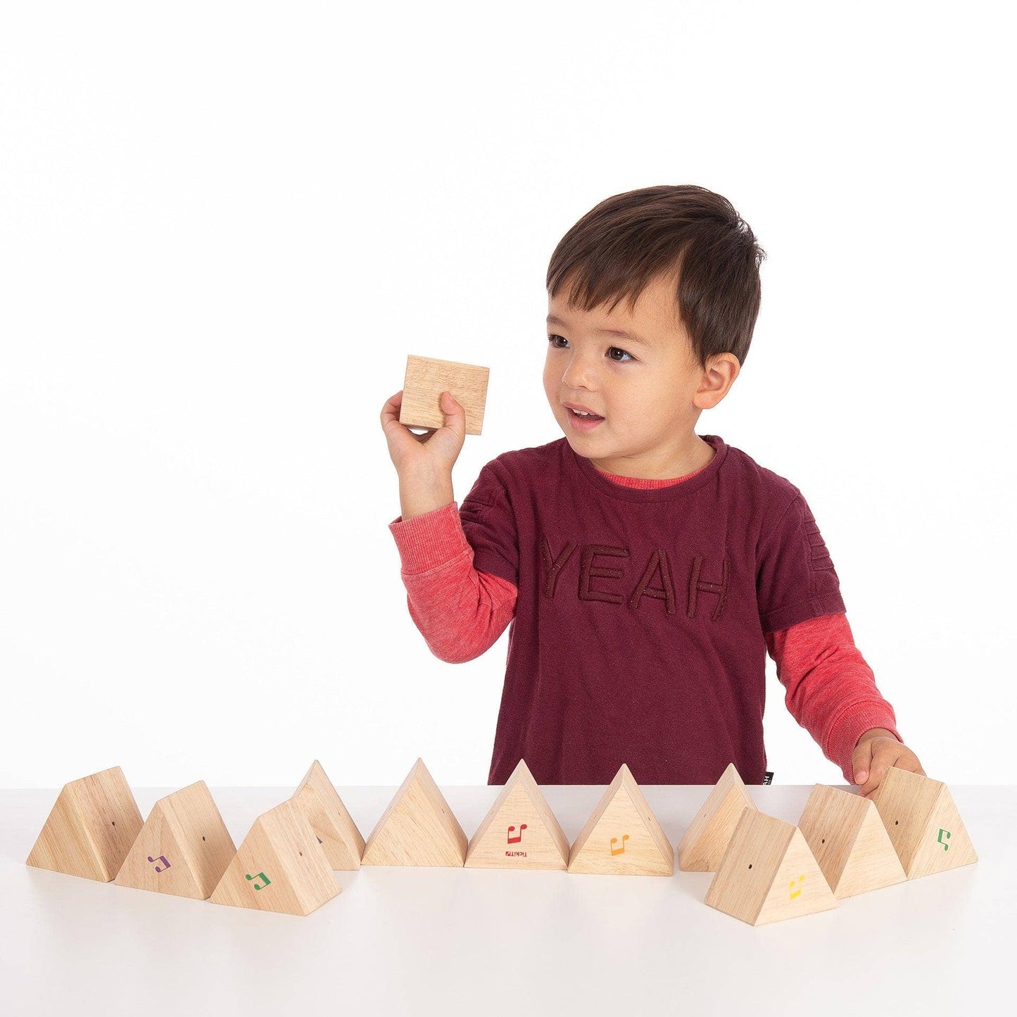 Wooden Sound Prisms - Pk12 - Rose and Friends