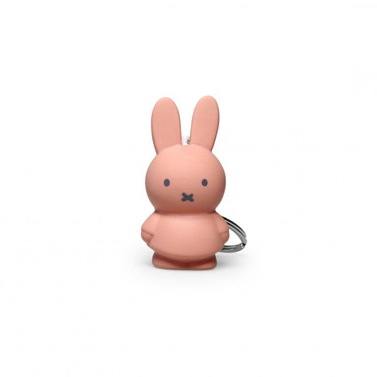 Miffy Keyring - Powder Pink - 6cm - Rose and Friends