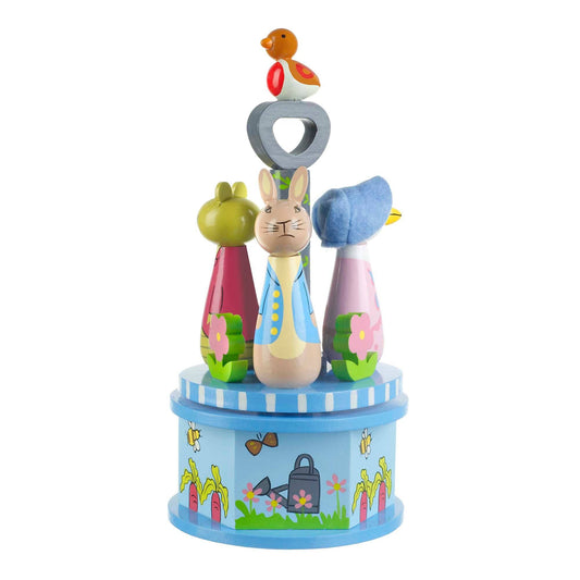 Peter Rabbit™ Wooden Musical Carousel - Rose and Friends