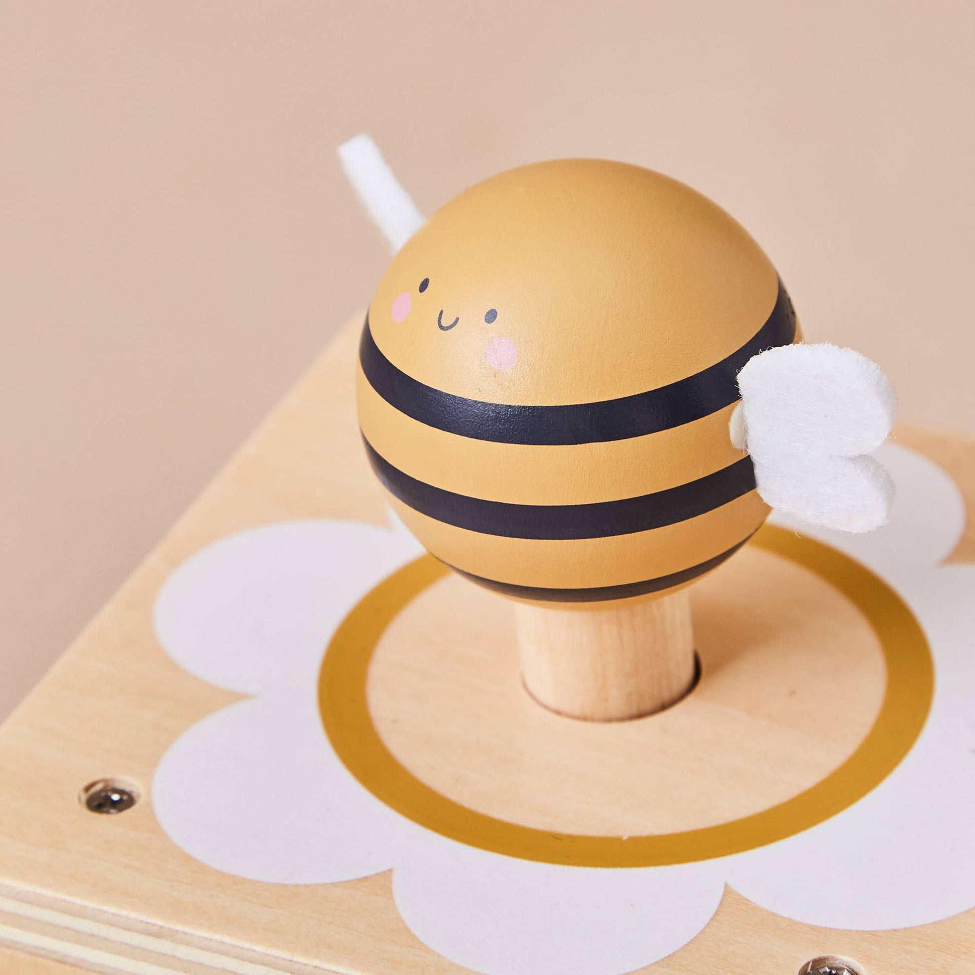 Just Bee Kids Wooden Mini Activity Cube - Rose and Friends