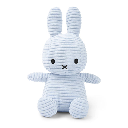 Miffy Corduroy ECO Ice Blue 23cm - Rose and Friends