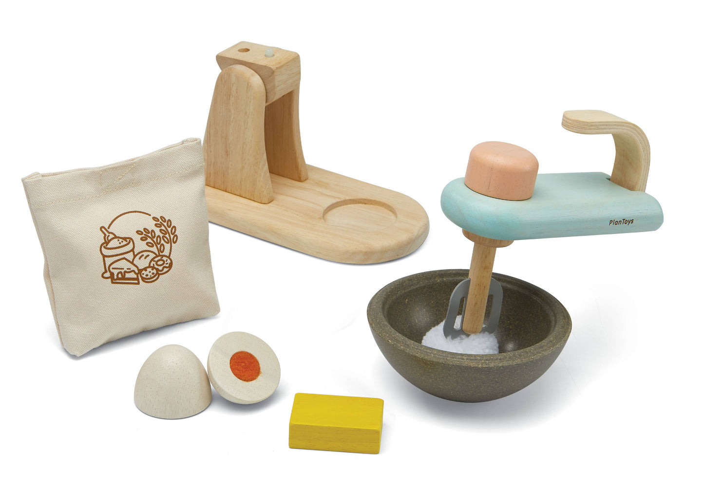 Stand Mixer Set Wooden Playset PlanToys - Rose and Friends