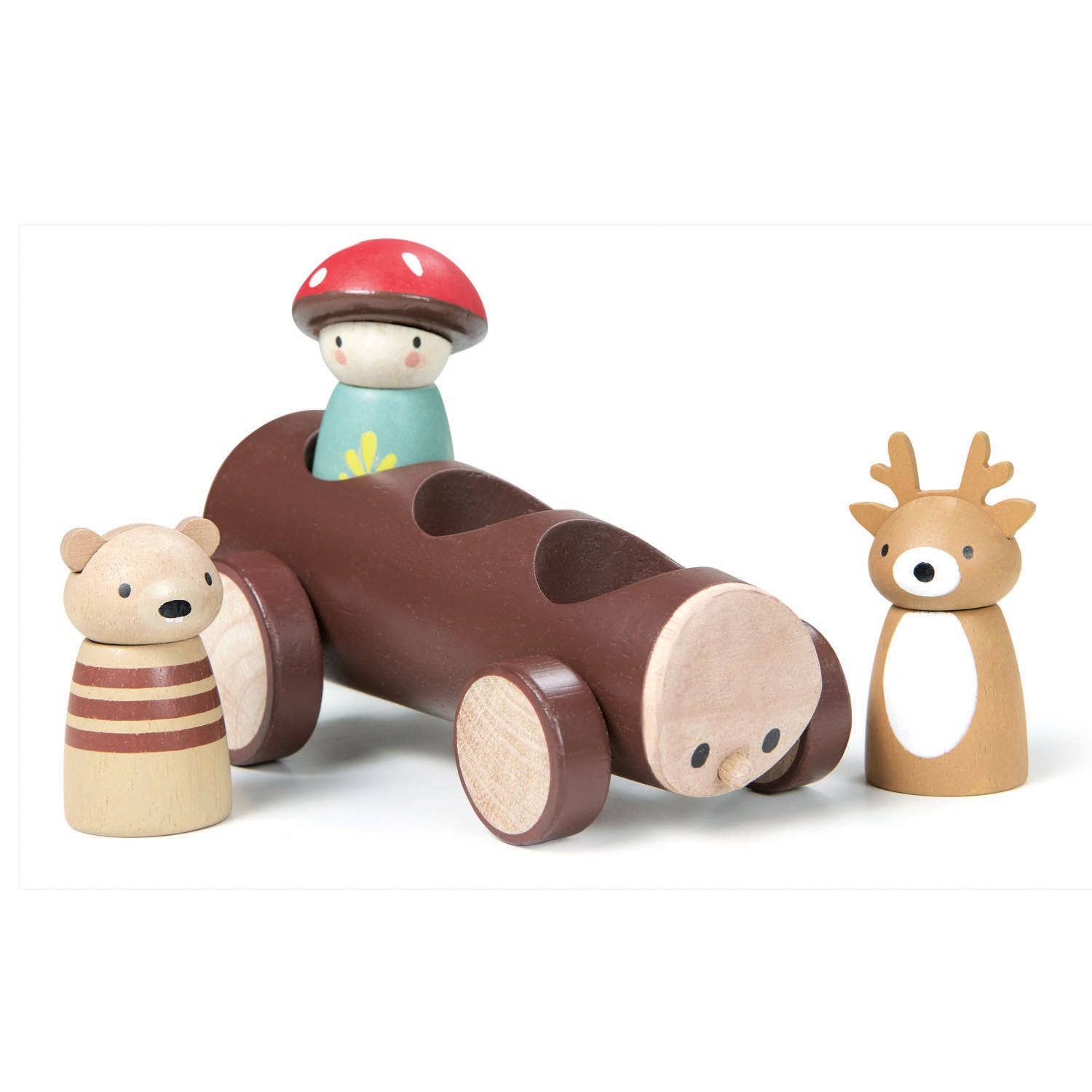 Timber Taxi Wooden Toy for Kids - Rose and Friends