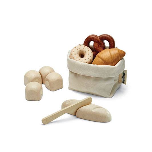 Bread Set Wooden Playset PlanToys - Rose and Friends