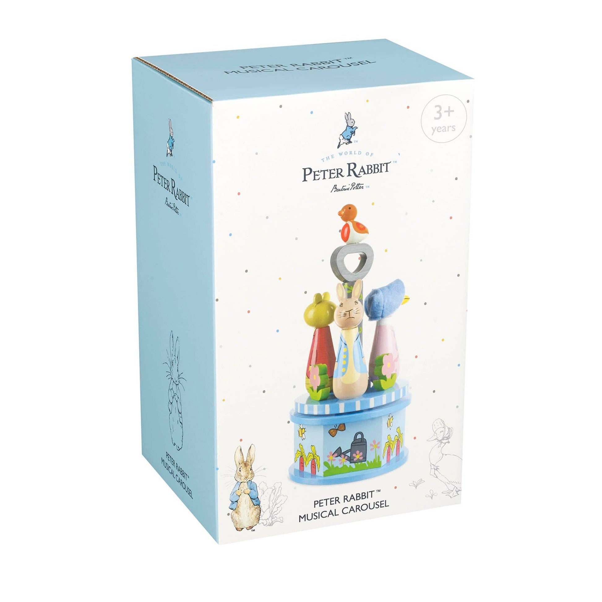 Peter Rabbit™ Wooden Musical Carousel - Rose and Friends