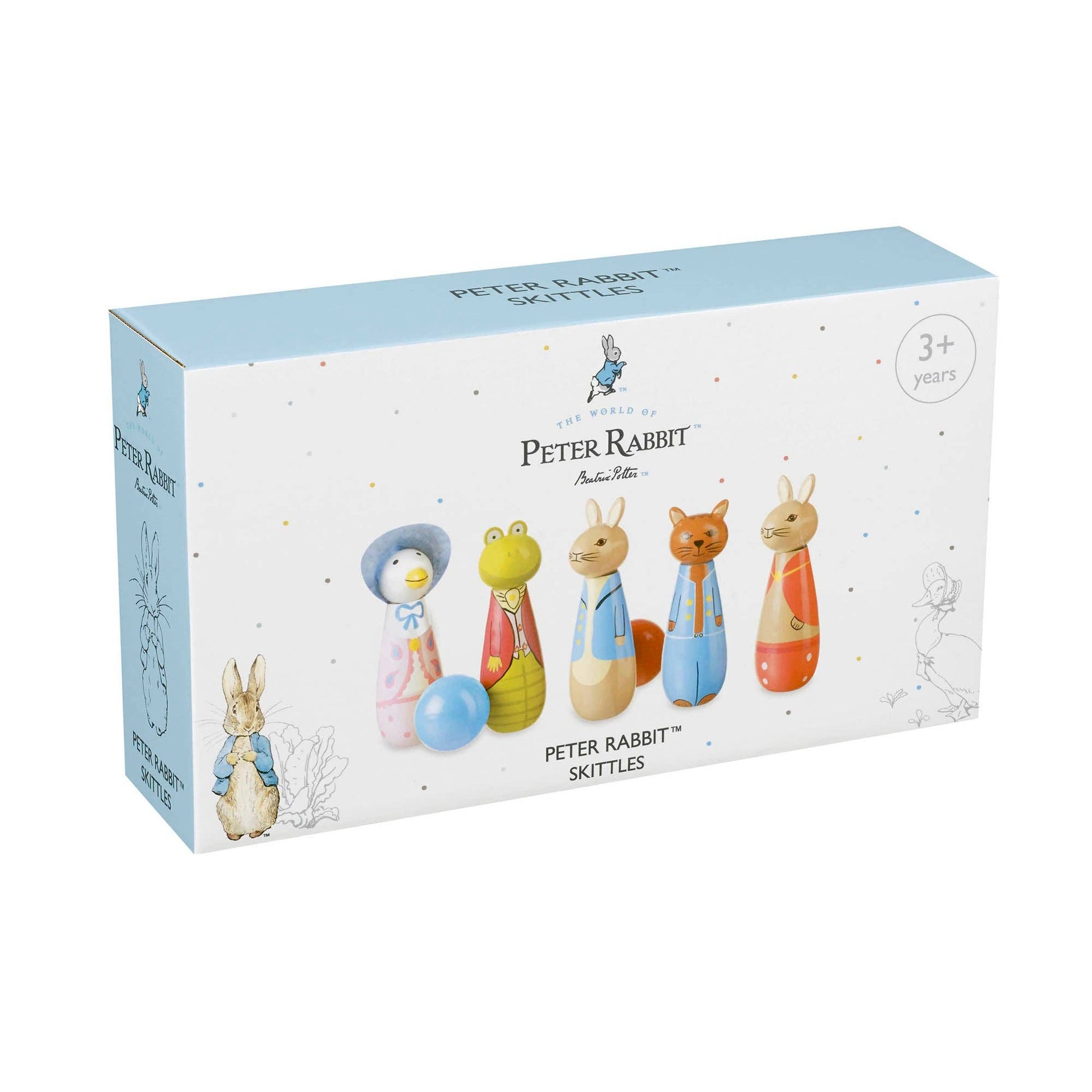 Peter Rabbit™ Wooden Skittles - Rose and Friends