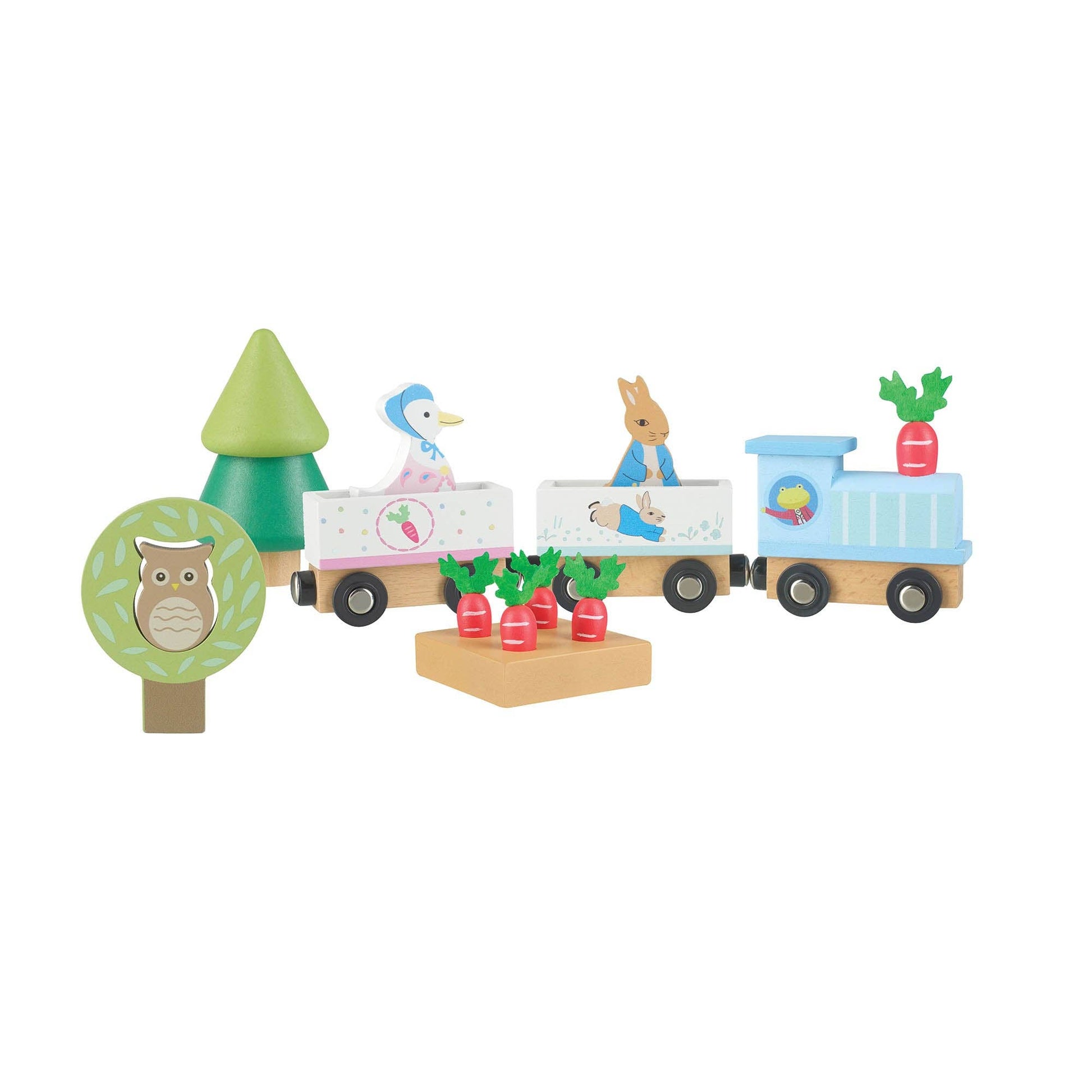 Peter Rabbit™ Wooden Train Track - Rose and Friends