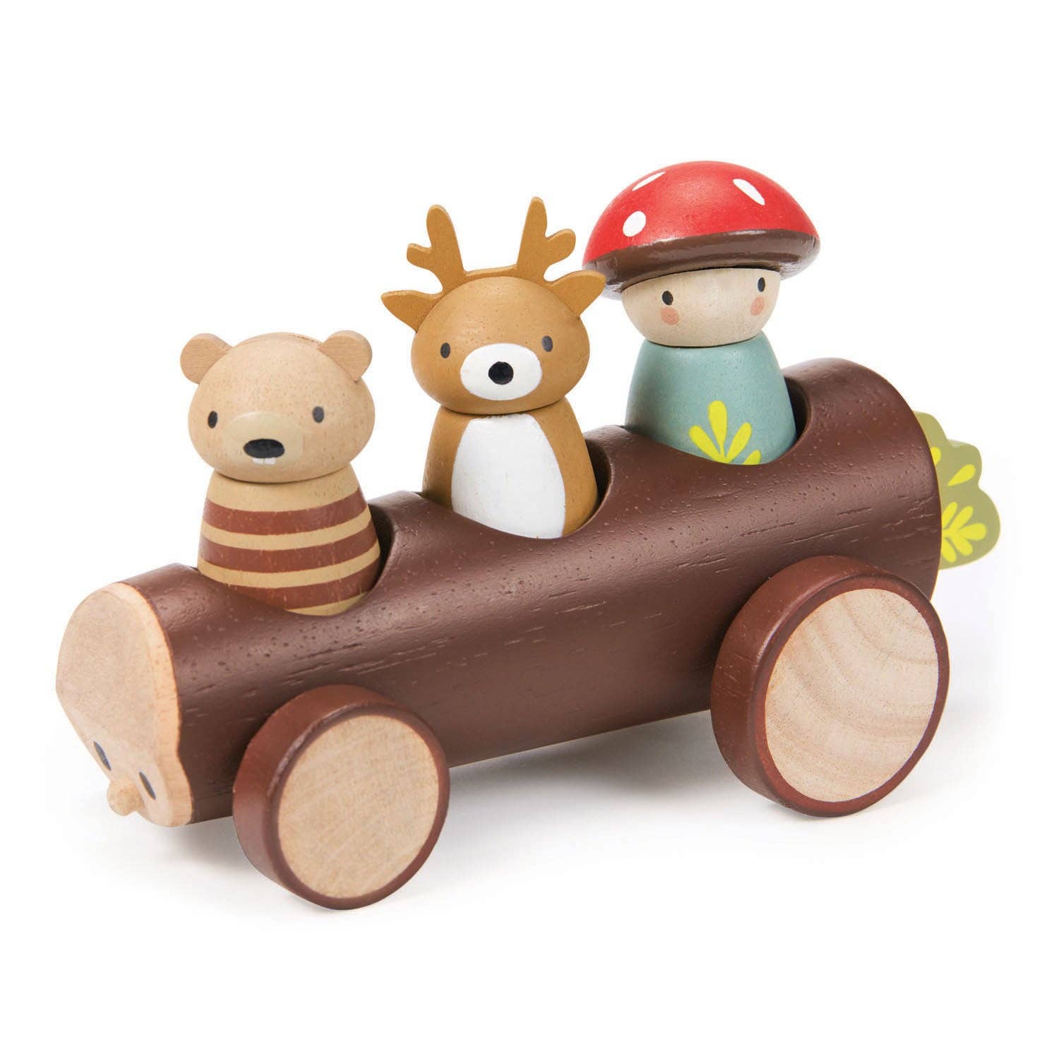 Timber Taxi Wooden Toy for Kids - Rose and Friends