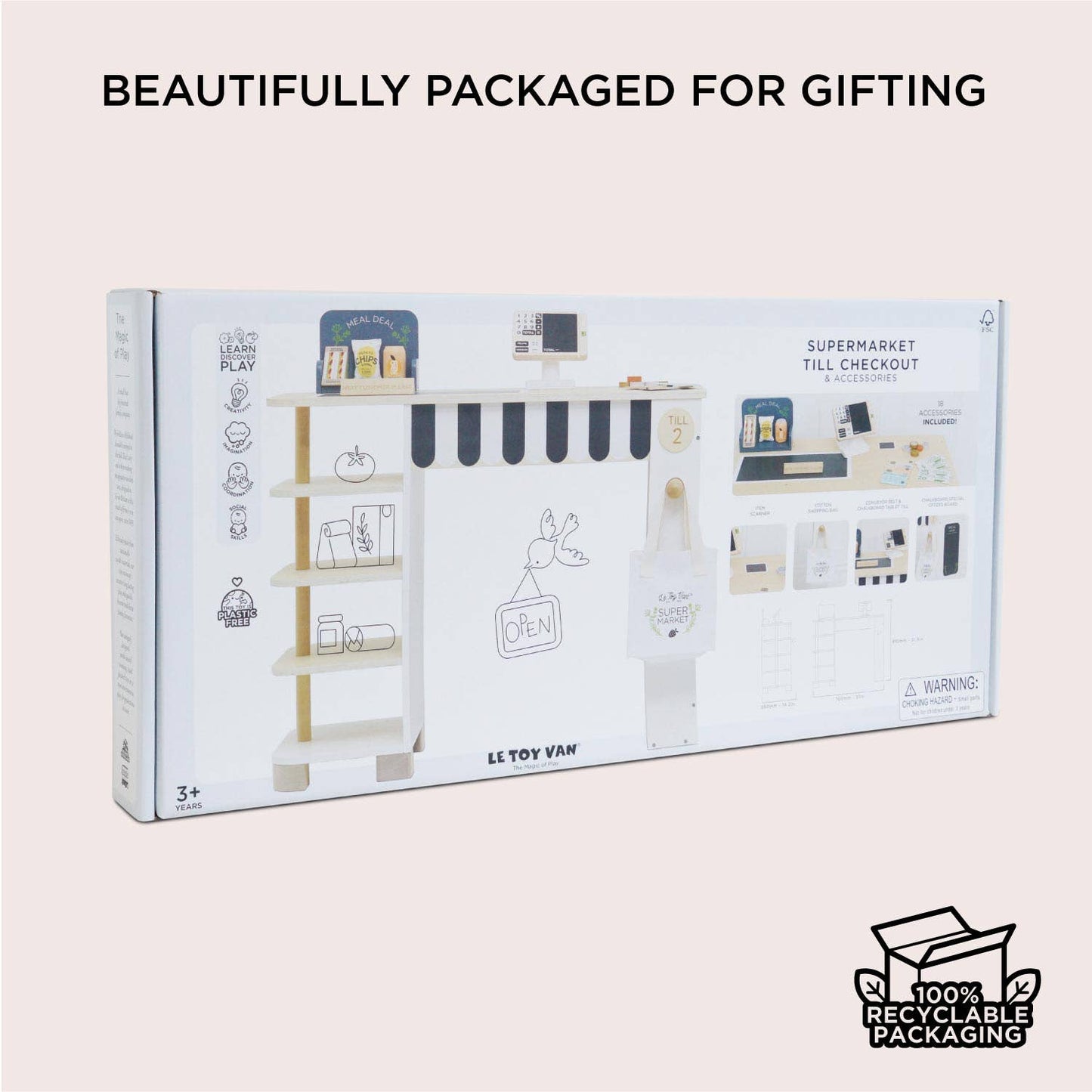 Supermarket Till Checkout & Accessories - Rose and Friends