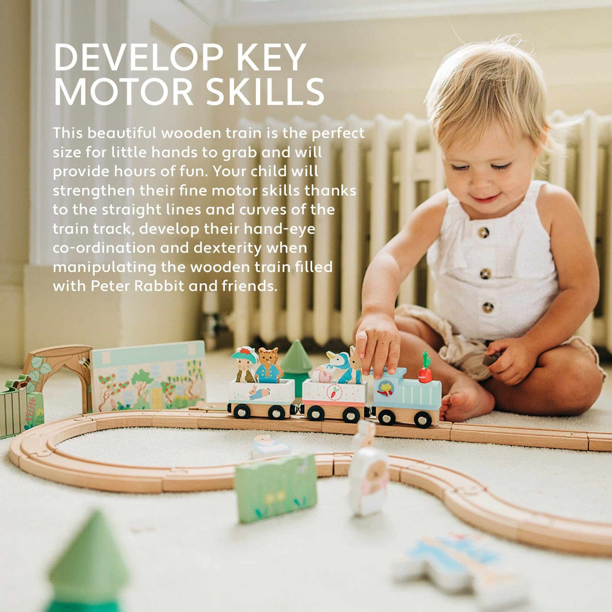 Peter Rabbit™ Wooden Train Track - Rose and Friends