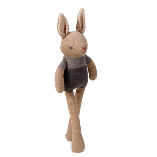 Baby Threads Taupe Bunny - Organic Doll 35cm - Rose and Friends