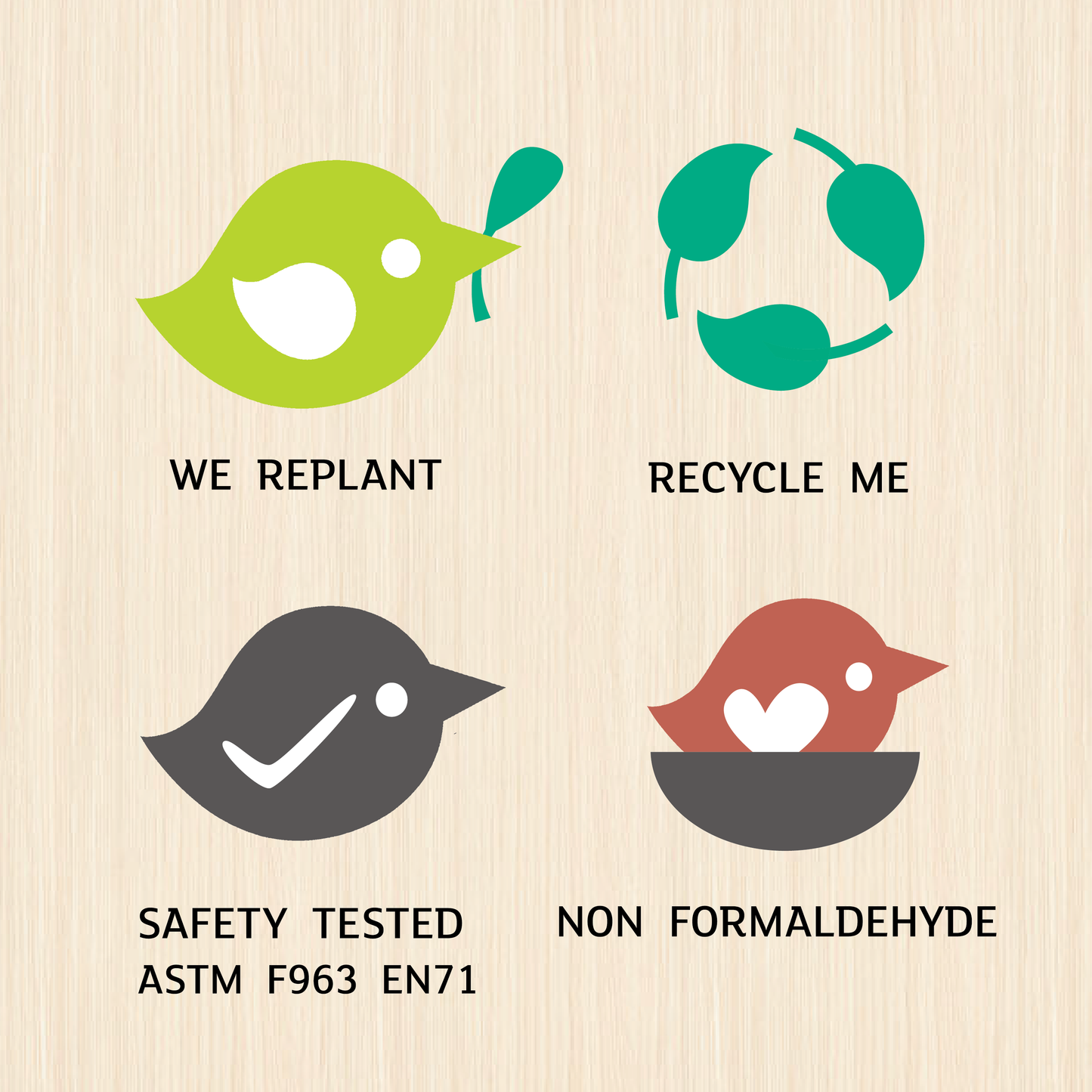 10 Sea Creatures & Shelf - collectable wooden animals