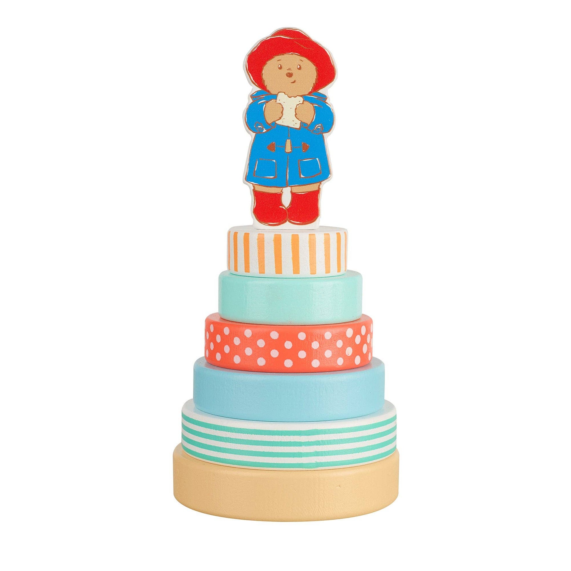 Paddington™ Wooden Stacking Ring - Rose and Friends