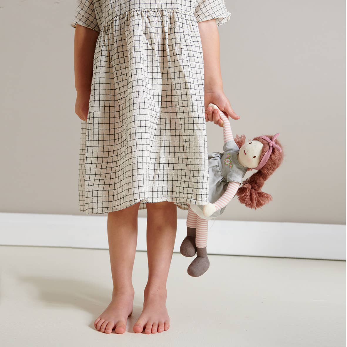 ThreadBear Alma Rag Doll - dressable rag doll 35cm - Rose and Friends