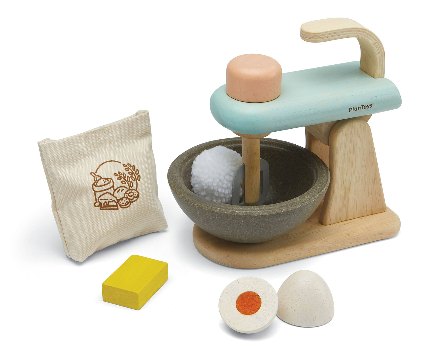 Stand Mixer Set Wooden Playset PlanToys - Rose and Friends