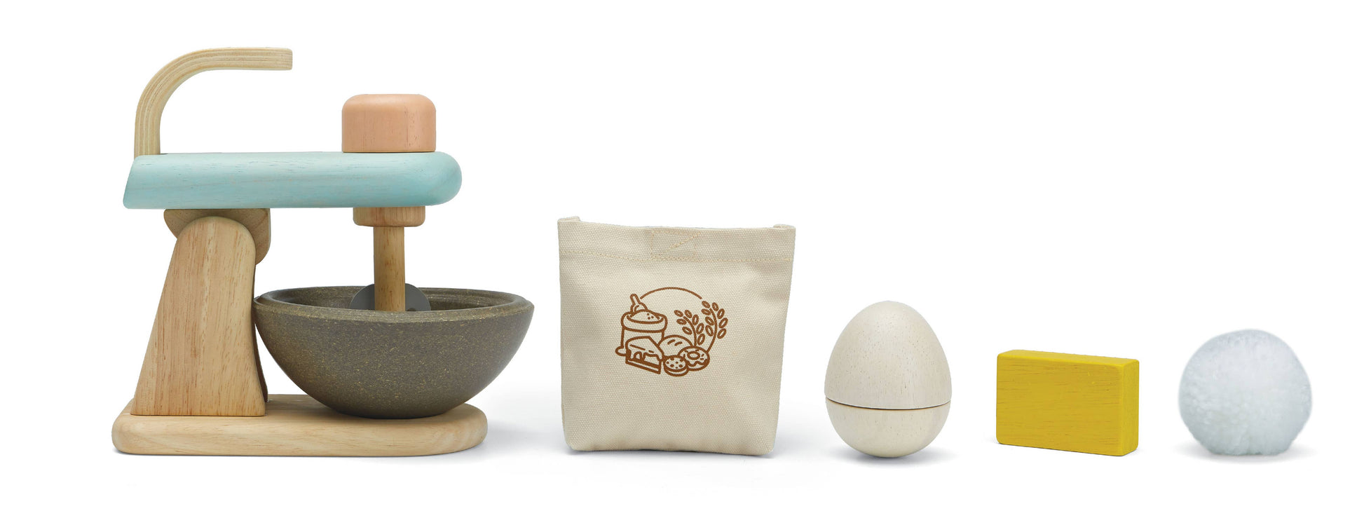 Stand Mixer Set Wooden Playset PlanToys - Rose and Friends