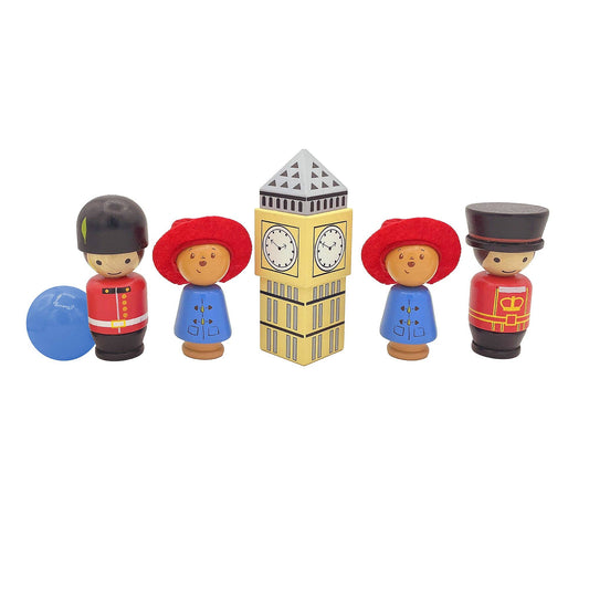 Paddington™ Wooden Skittles - Rose and Friends