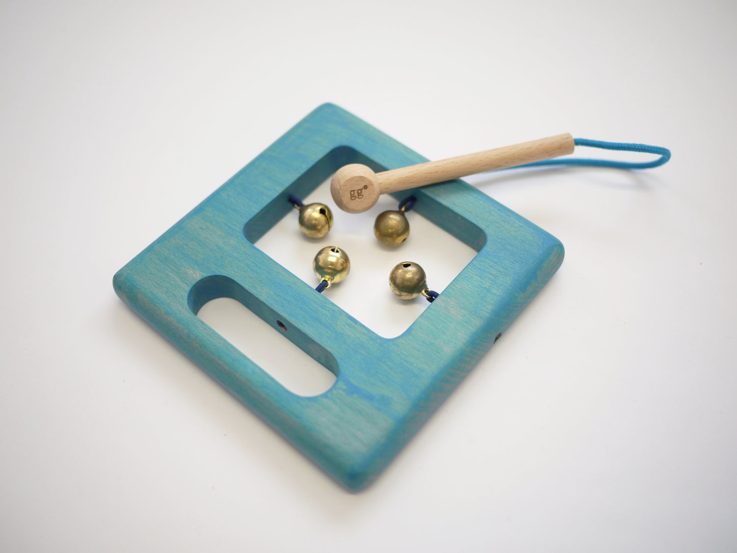 Kiko & gg Wooden Toy - Gakki Trio Of Musical Instruments - Rose and Friends