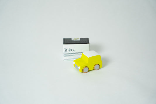 Kiko & gg Wooden Toy - Kuruma Car (Yellow) - Rose and Friends