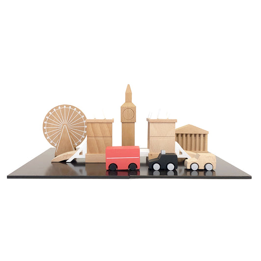 Kiko & gg Wooden Toy Set - Machi London - Rose and Friends