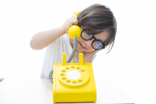Kiko & gg Wooden Toy - Telephone (Yellow) - Rose and Friends