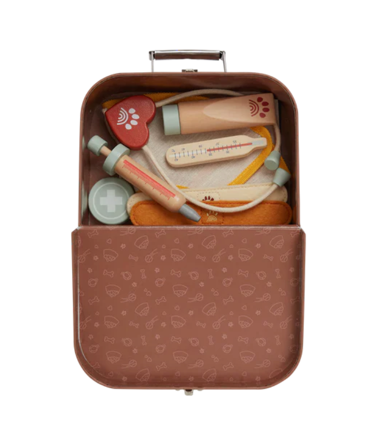 OLLI ELLA DINKUM DOGS - VET SET - CLAY - Rose and Friends