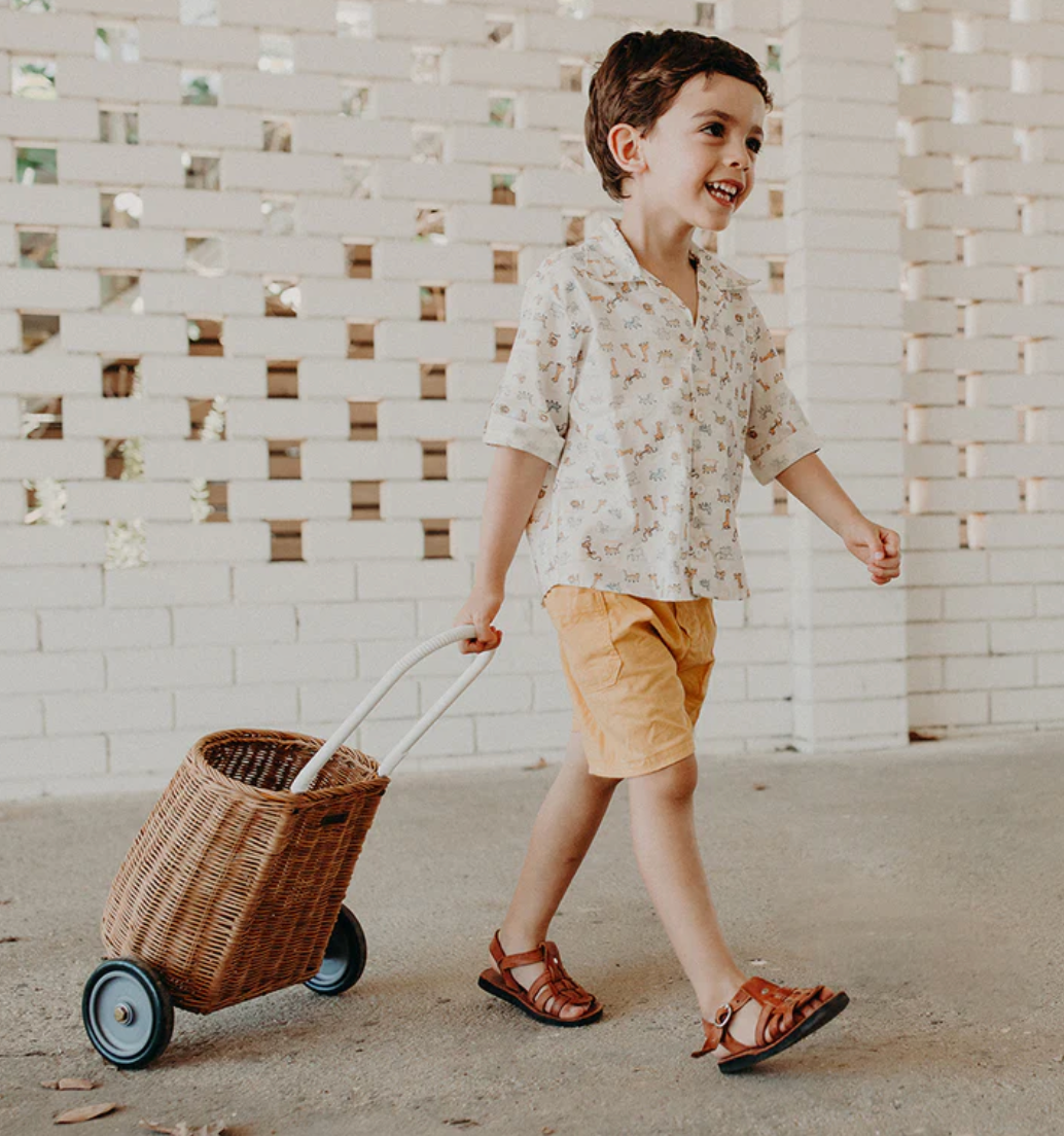 OLLI ELLA RATTAN ORIGINAL LUGGY - NATURAL - KIDS - Rose and Friends