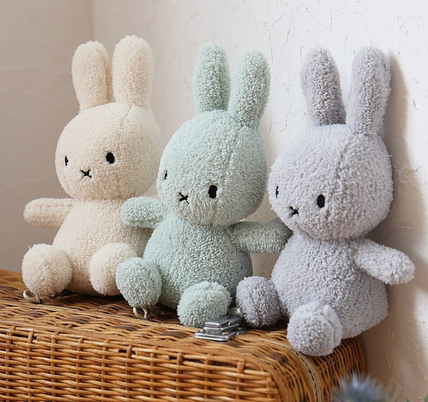 Miffy Terry Soft Green 23cm - Rose and Friends