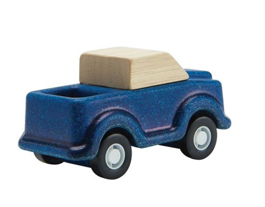 Blue Truck Wooden Vehicle PlanToys - Rose and Friends