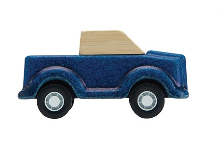 Blue Truck Wooden Vehicle PlanToys - Rose and Friends