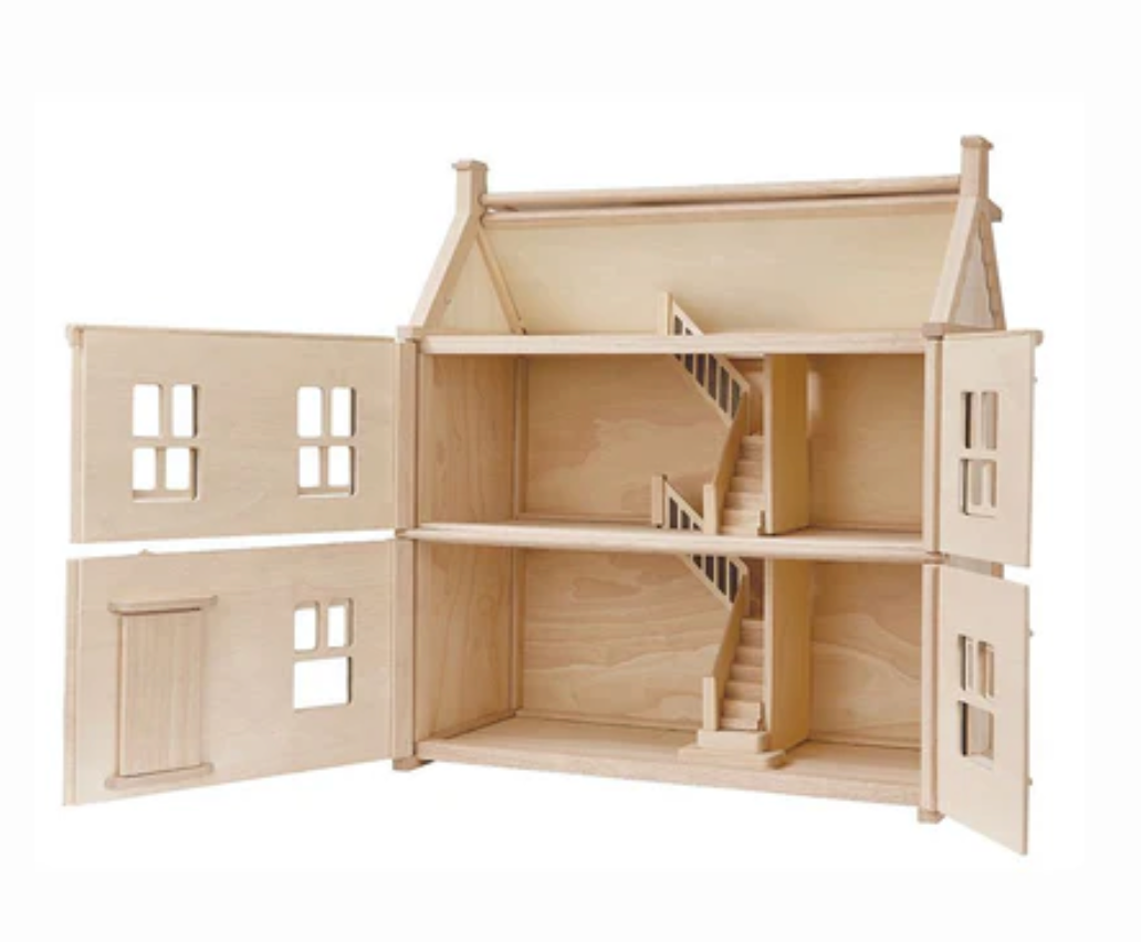 Victorian Doll's House - Wooden Toy Dollhouse Toy PlanToys - Rose and Friends