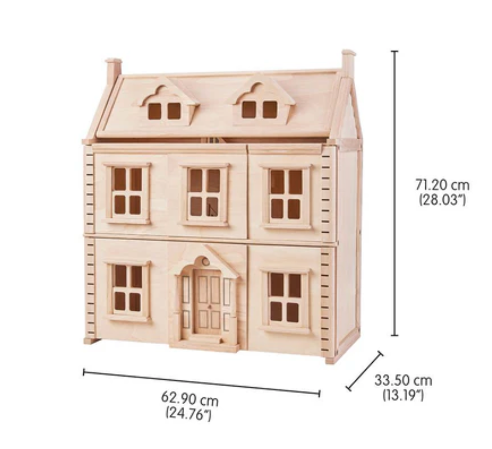 Victorian Doll's House - Wooden Toy Dollhouse Toy PlanToys - Rose and Friends
