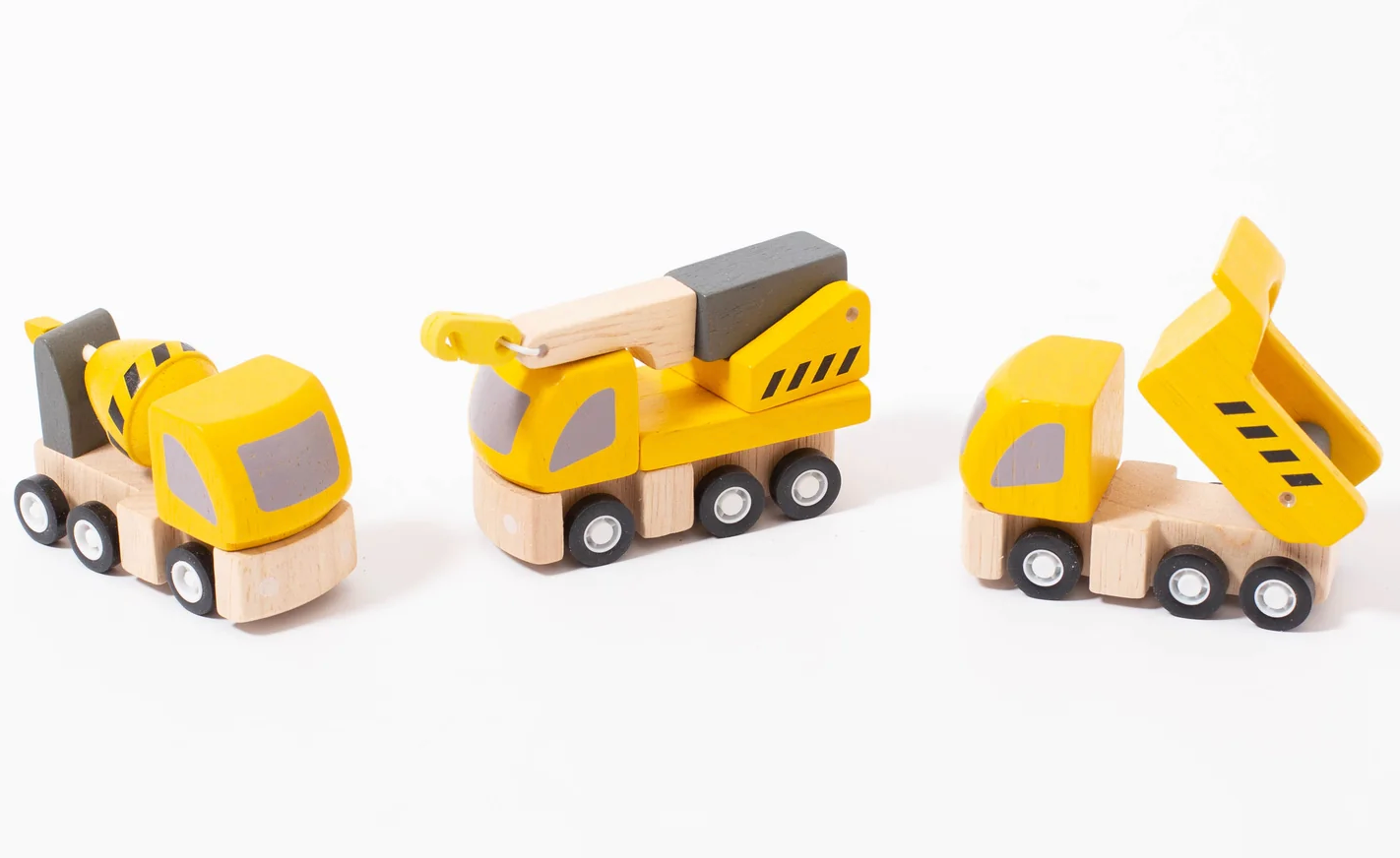 Highway Maintenance Wooden Vehicles PlanToys - Rose and Friends