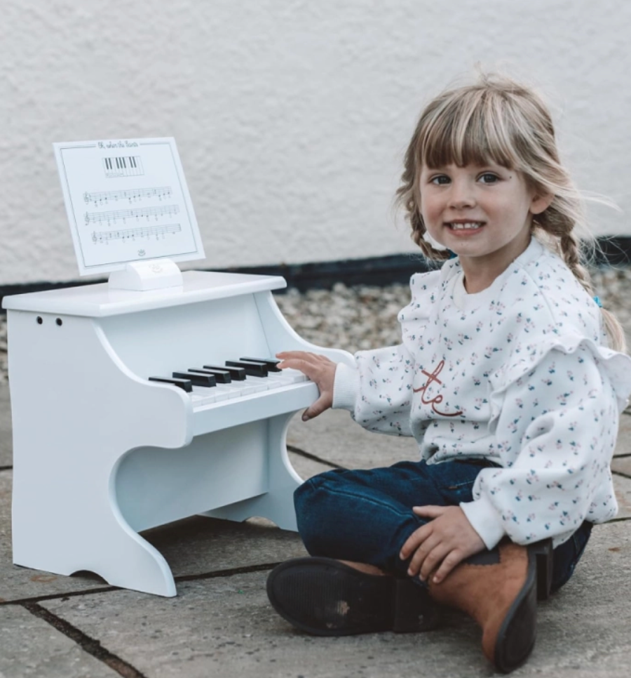 Vilac - White Piano - Rose and Friends