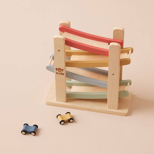 Just Bee Kids Wooden Car Ramp Toy - Rose and Friends