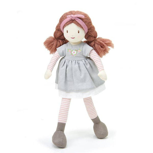 ThreadBear Alma Rag Doll - dressable rag doll 35cm - Rose and Friends