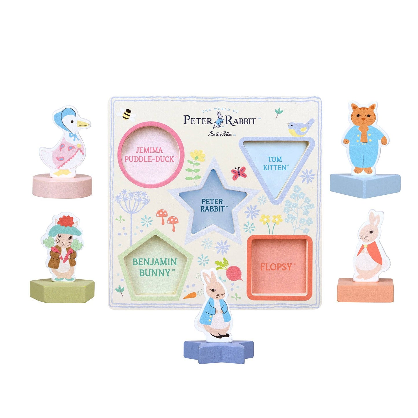 NEW Peter Rabbit™ 3D Shape Puzzle - Rose and Friends