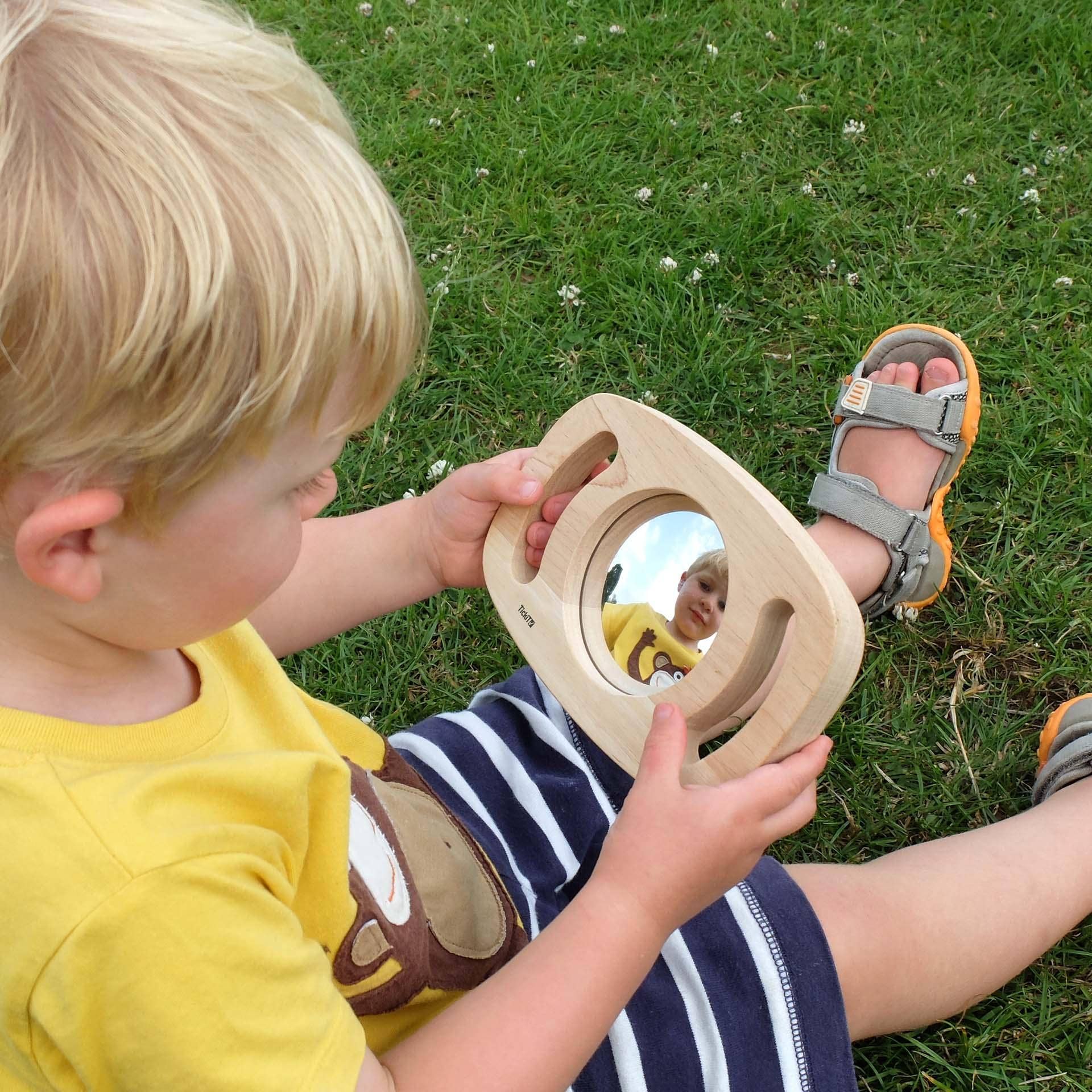 Easy Hold Plane Mirror - Rose and Friends