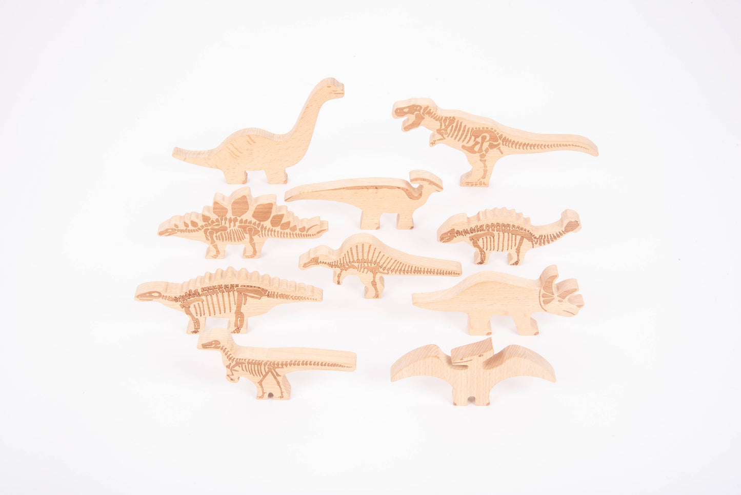 Dinosaur Wooden Blocks - Building Blocks - Wooden Toys - Rose and Friends