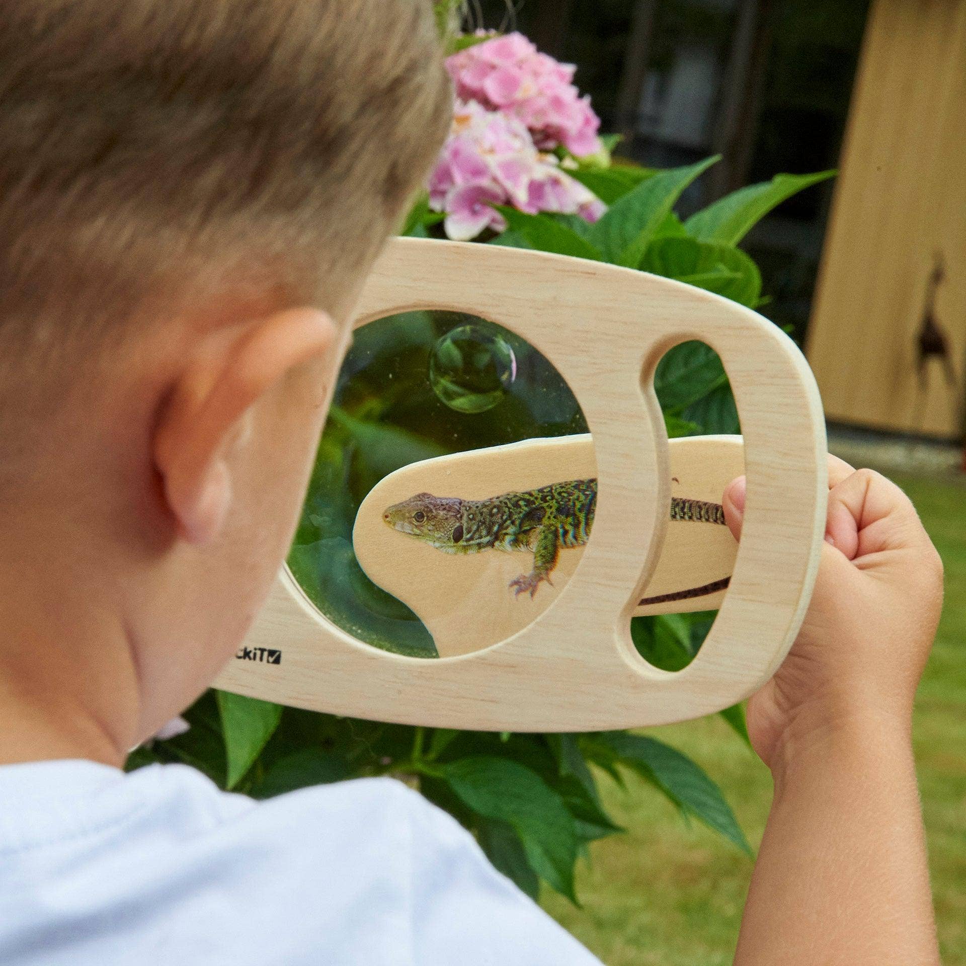 Montessori - Easy Hold Magnifier - Rose and Friends
