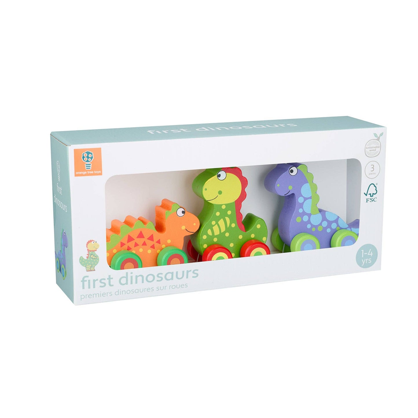 First Dinosaurs Wooden - Rose and Friends