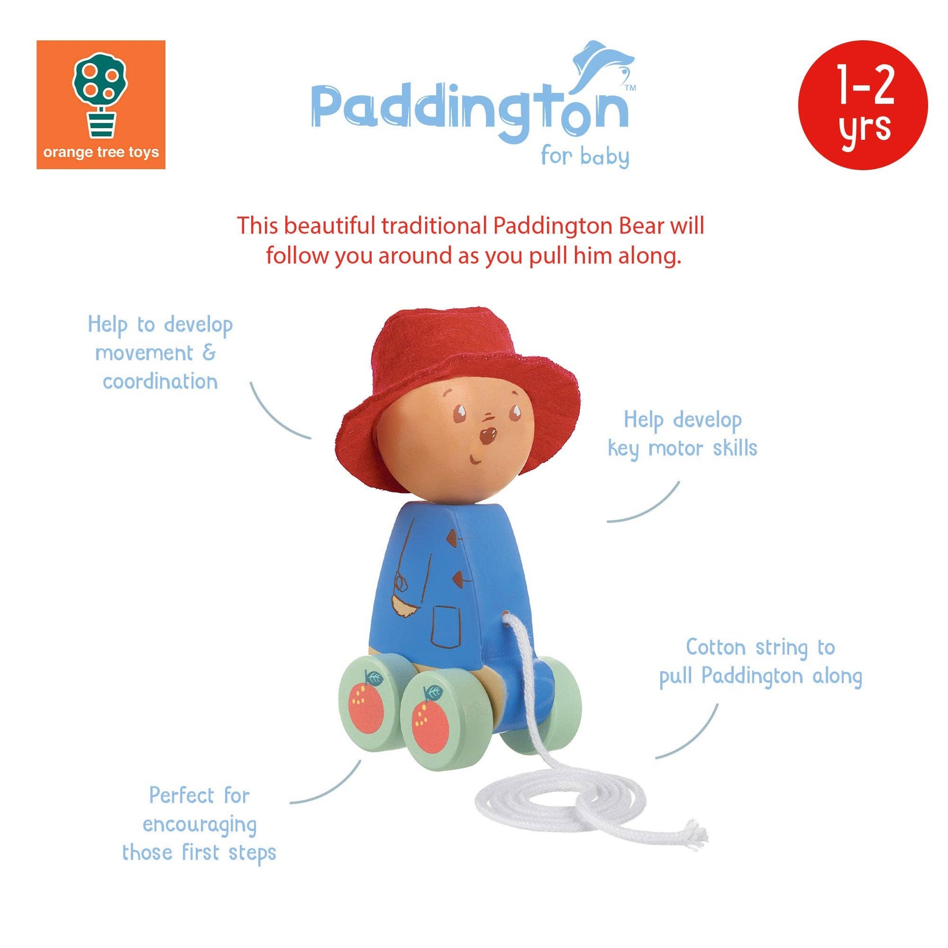 Paddington™ Wooden Pull Along - Rose and Friends