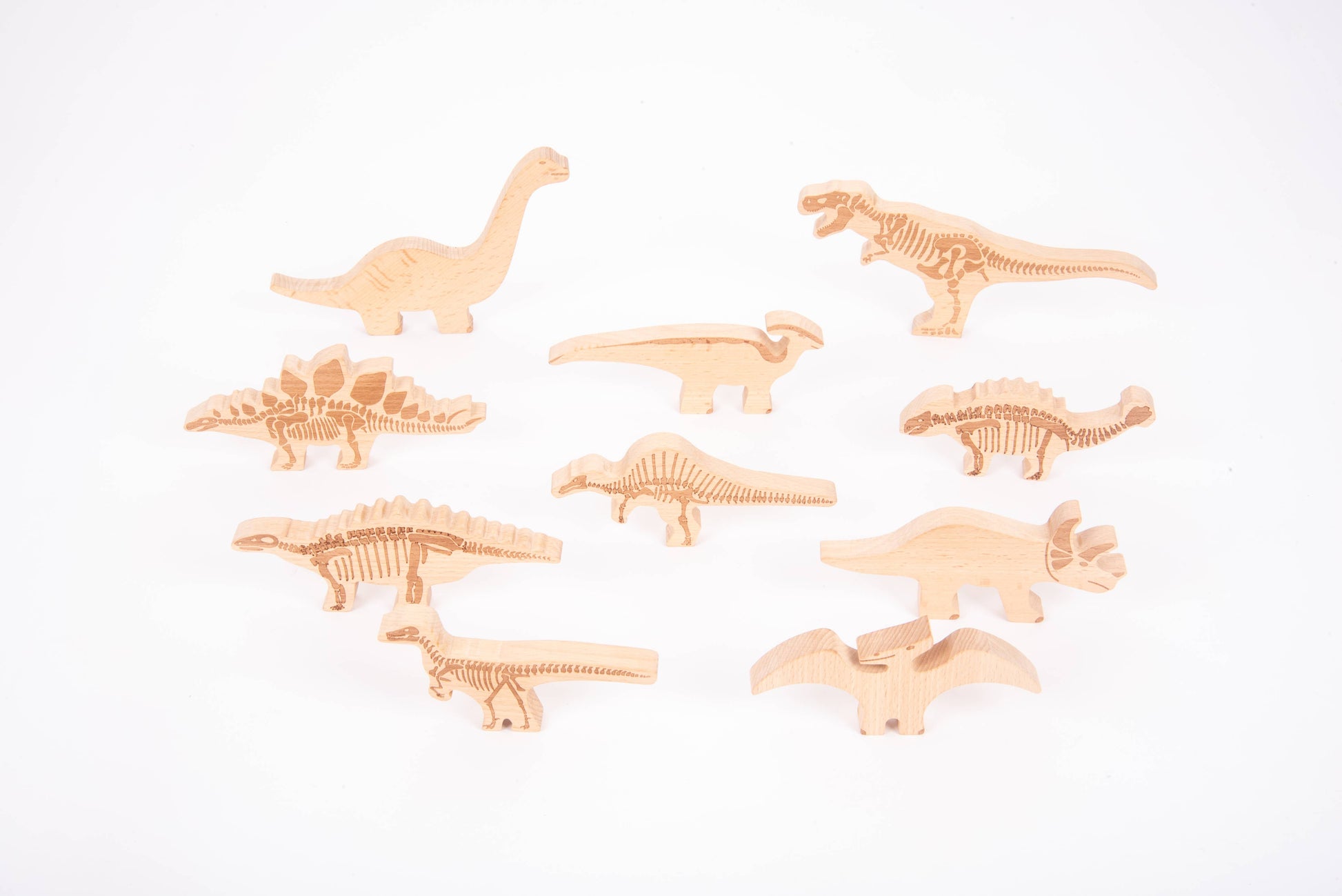 Dinosaur Wooden Blocks - Building Blocks - Wooden Toys - Rose and Friends