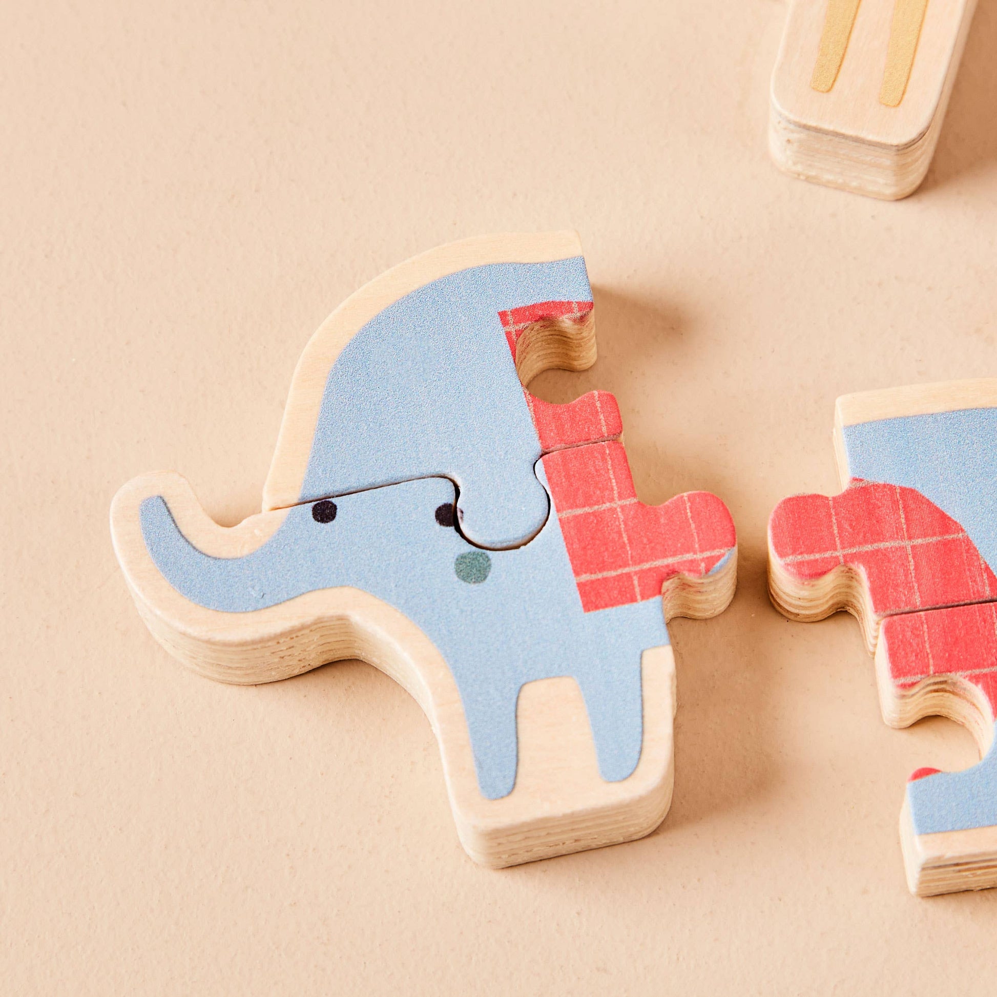 Just Bee Kids Set of Safari Puzzles FSC - Rose and Friends