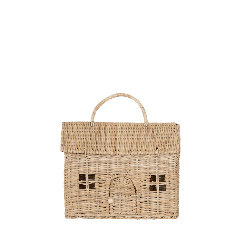 RATTAN CASA CLUTCH - STRAW - KIDS - Rose and Friends