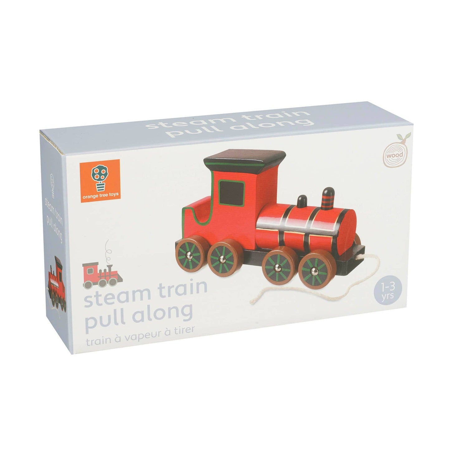 Steam Train Wooden Pull Along - Rose and Friends