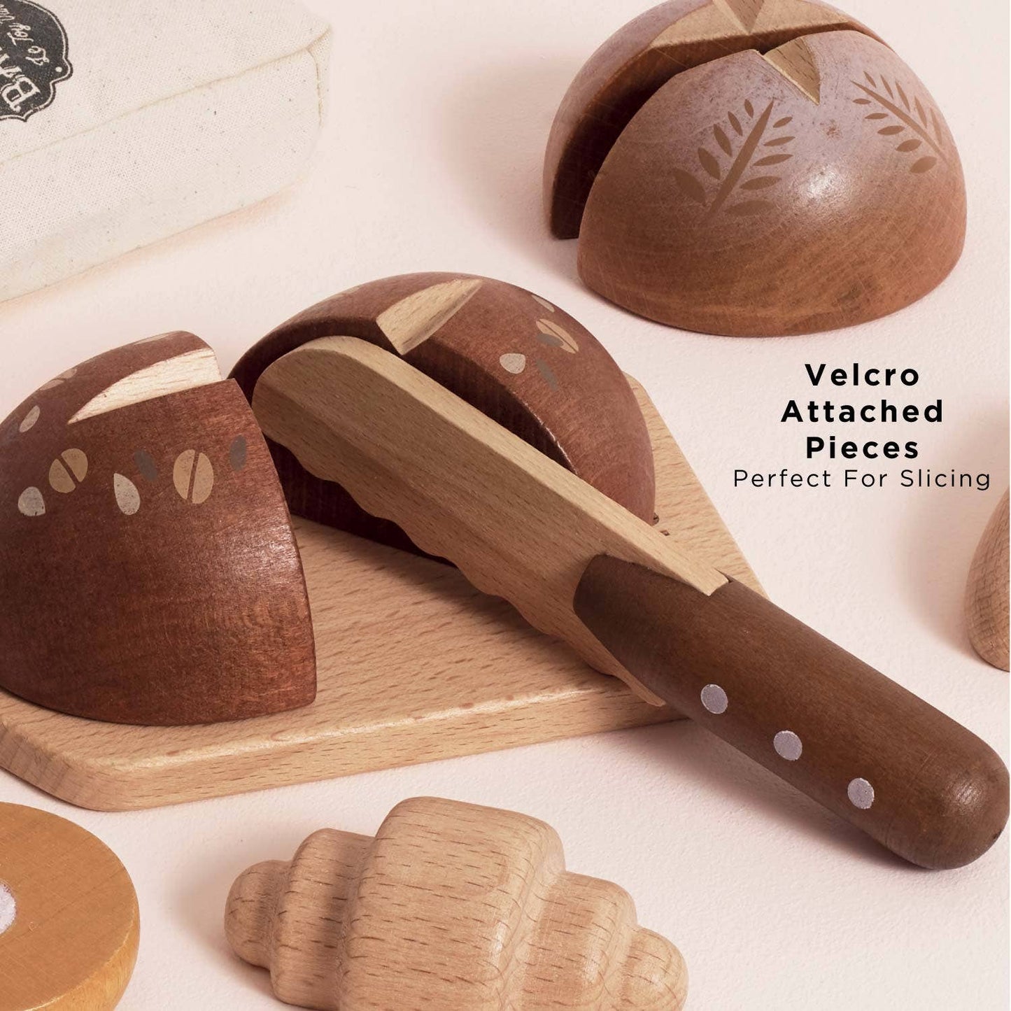 Artisan Bread and Knife Set - Rose and Friends